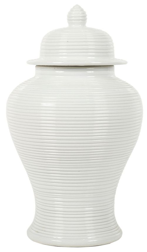 Mindy Brownes Nina White 15Inchginger Jar (Set of 2)