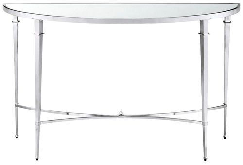 Mindy Brownes Adley Chrome Console Table
