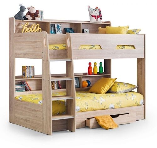 Orion Oak Effect Kids Bunk Bed