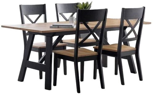 Hockley Oak 4 Seater Dining Set with 4 Chairs