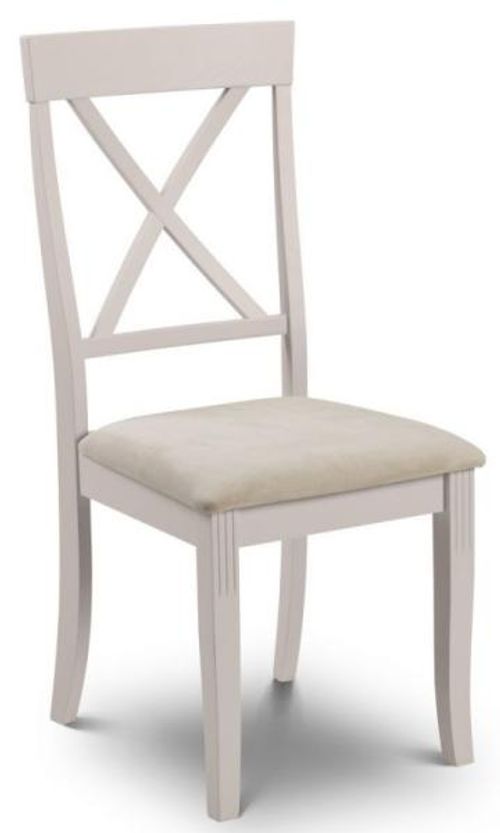 2 x Davenport Grey Cross Back Dining Chair