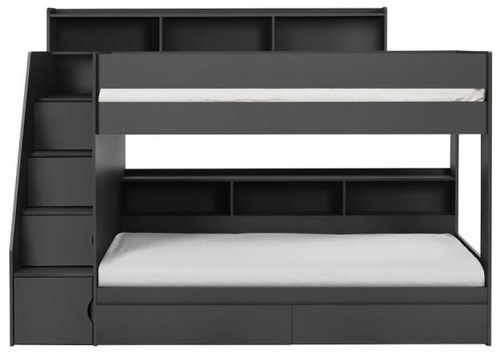 Camelot Dark Grey Staircase Bunk Bed