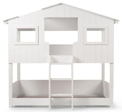 Willow White Treehouse Kids Bunk Bed