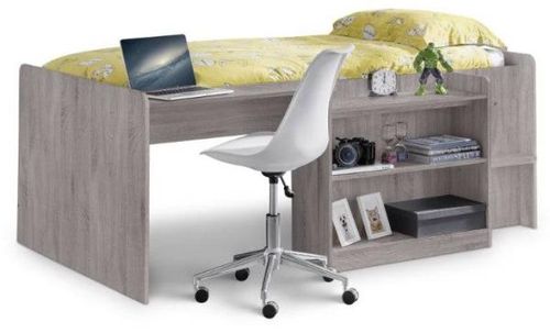 Neptune Grey Oak Effect Midsleeper Bed