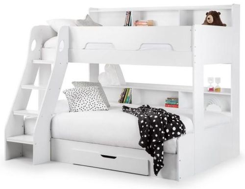 Orion White Triple Sleeper Bed