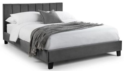 Rosa Grey Fabric Bed - Sizes Available