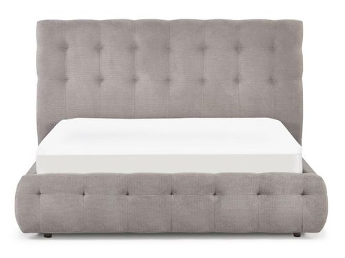 Odette Taupe Fabric Bed - Sizes Available