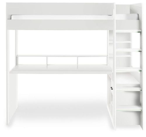 Blaze White Gaming Highsleeper Bed