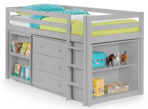 Roxy Grey Sleepstation with Bookcase