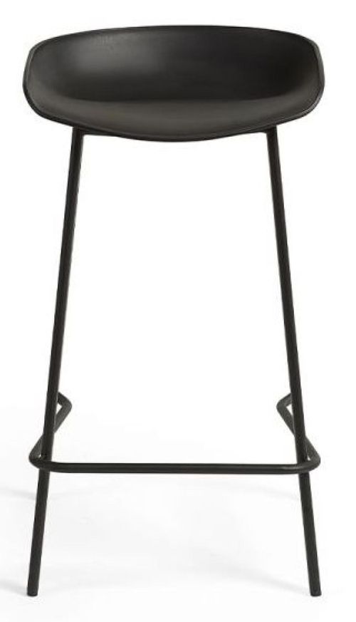 2 x Renzo Black Barstool