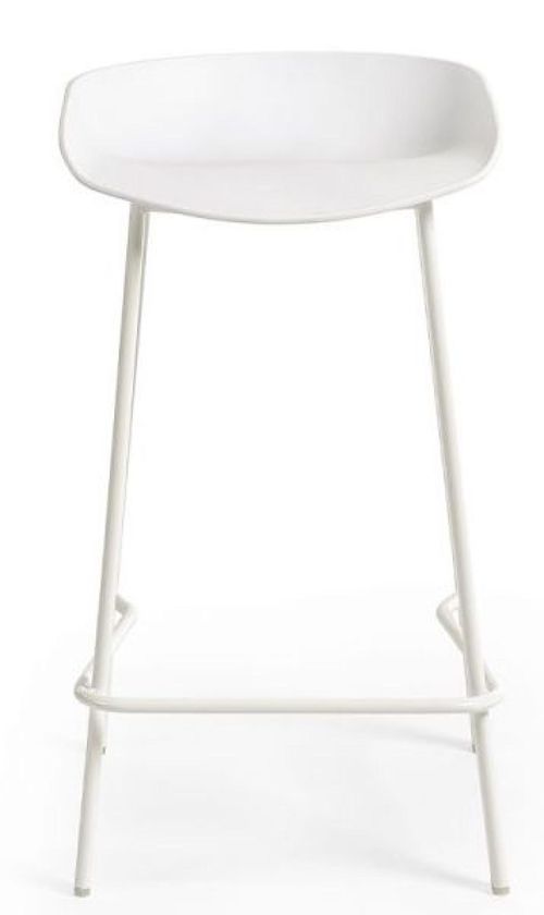 2 x Renzo White Barstool