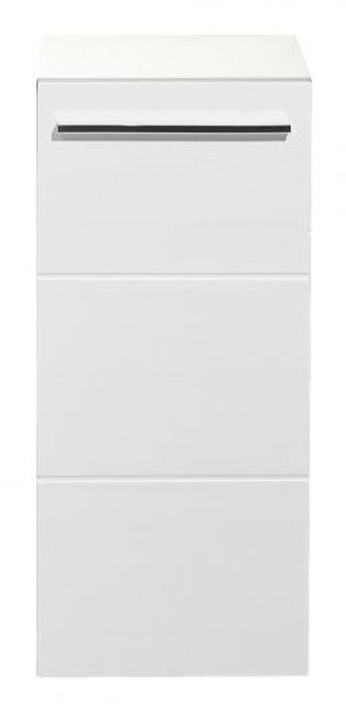 Mandy White Gloss 1 Door Cabinet