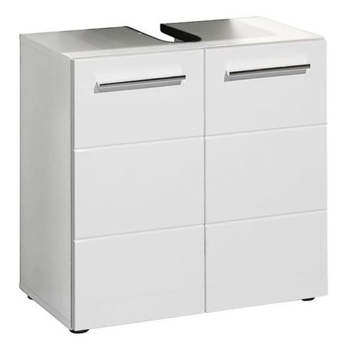 Mandy White Gloss Under Sink Cabinet - 2 Doors