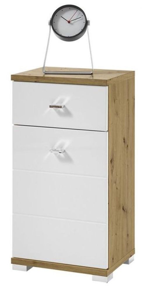 Pool White Gloss 1 Door Storage Cabinet