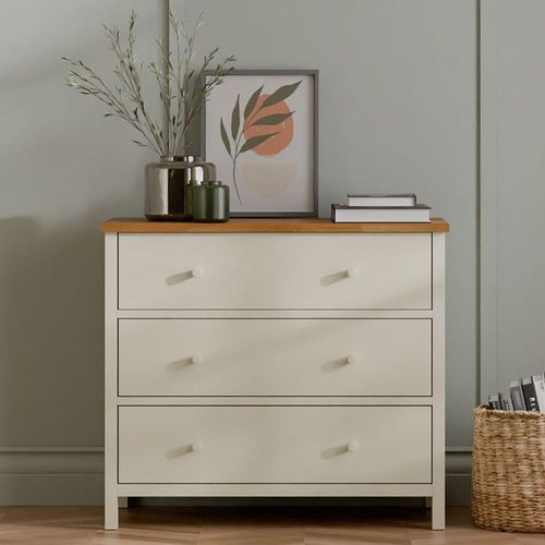 Coxmoor Ivory Painted 3 Drawer Chest