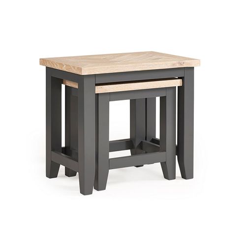 Bordeaux Grey Nest of 2 Tables