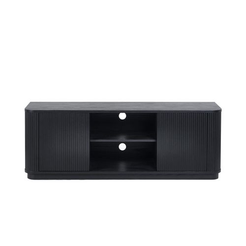 Louis Black Fluted Base 140cm TV Unit