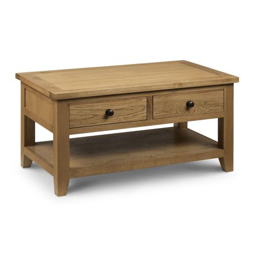 Astoria Oak 2 Drawer Coffee Table