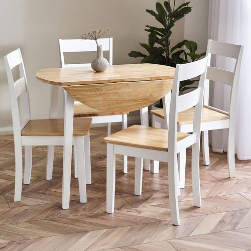 2 x Linwood White Painted Dining Chair