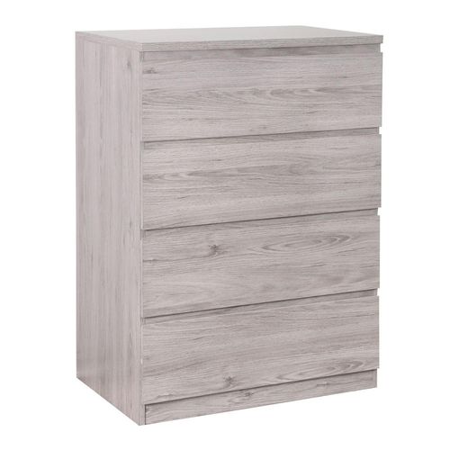 Jupiter Grey Oak 4 Drawer Chest