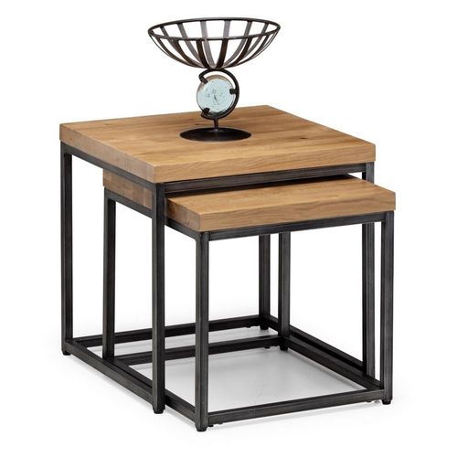 Brooklyn Oak Nest of 2 Tables