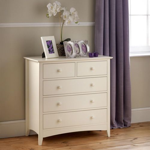 Cameo White 3+2 Drawer Chest