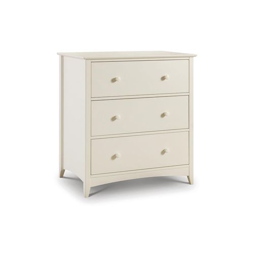Cameo White 3 Drawer Small Chest