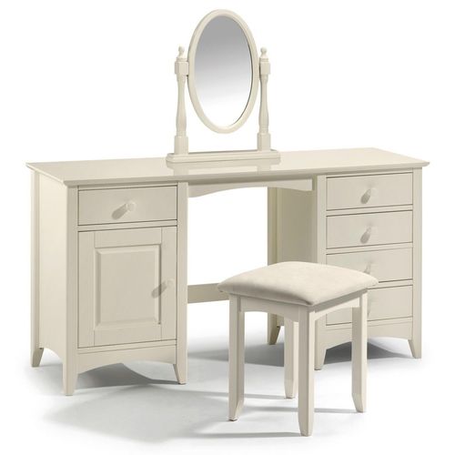 Cameo White Double Dressing Table