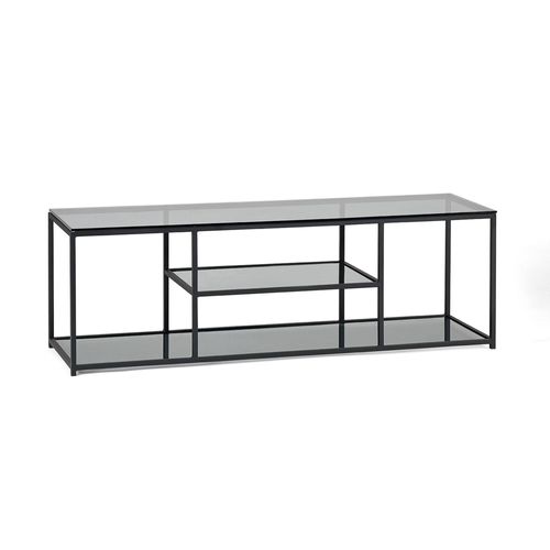Chicago Smoked Glass 140cm TV Unit
