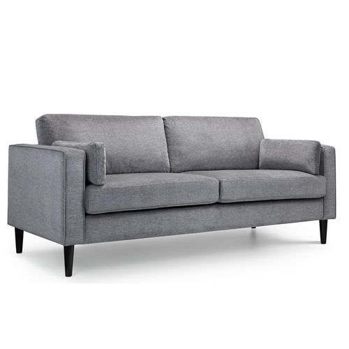 Hayward Dark Grey Fabric 3 Seater Sofa
