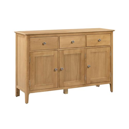 Cotswold Oak 135cm Medium 3 Door Sideboard