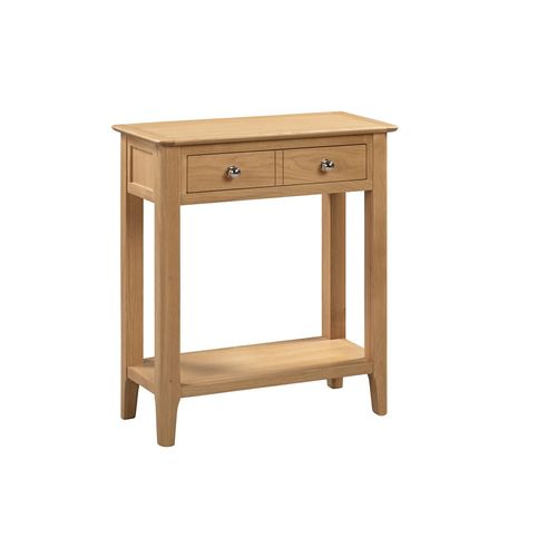 Cotswold Oak 2 Drawer Console Table