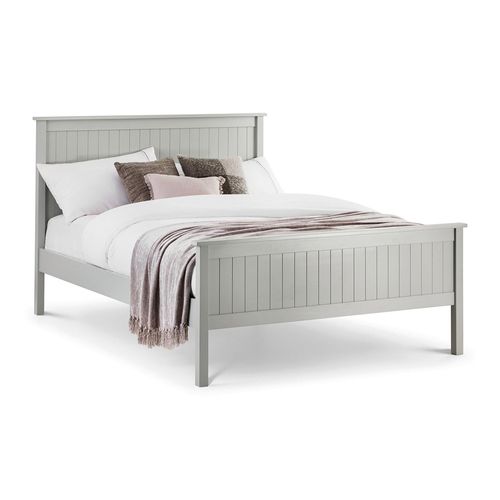 Maine Grey Panel Bed - Sizes Available