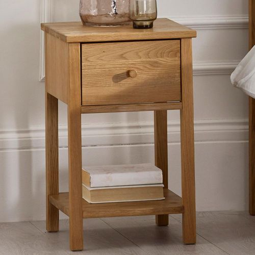 Coxmoor Oak 1 Drawer Bedside Table