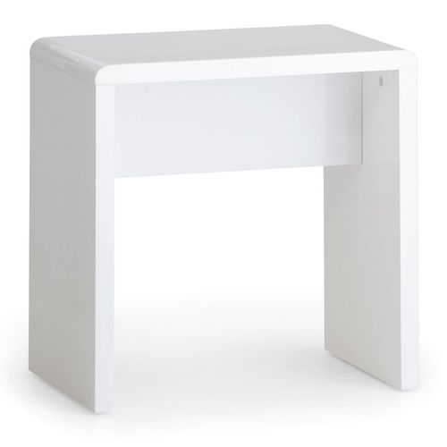 Manhattan White Gloss Dressing Stool