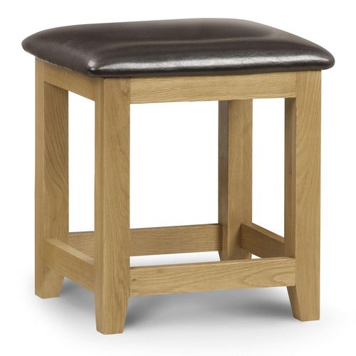 Marlborough Oak Padded Dressing Stool