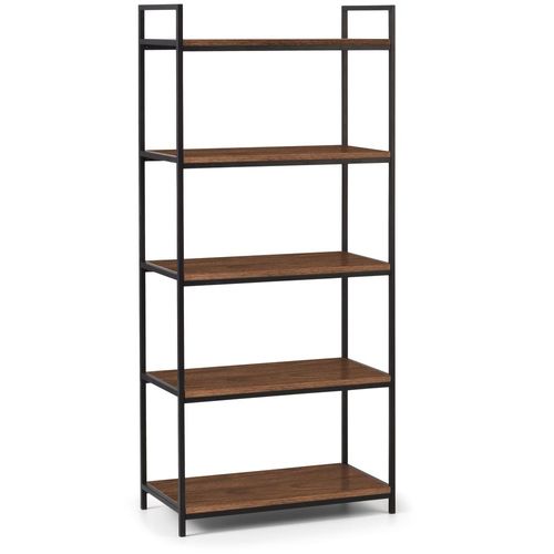 Tribeca Walnut Open Tall Shelving Unit