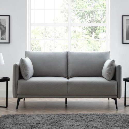 Rohe Grey Fabric 2 Seater Sofa