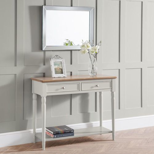 Provence Grey 2 Drawer Console Table
