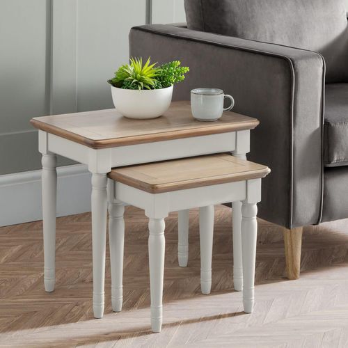 Provence Grey Nest of 2 Tables
