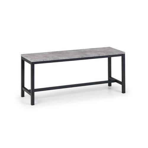 Staten Concrete Effect Dining Bench