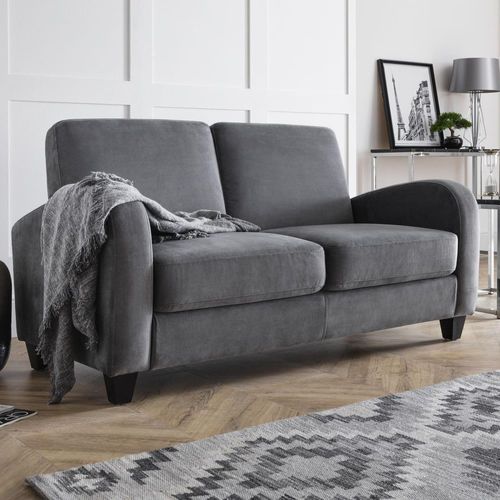 Vivo Grey Fabric 2 Seater Sofa