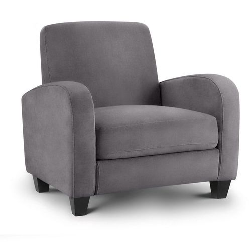 Vivo Grey Fabric Armchair