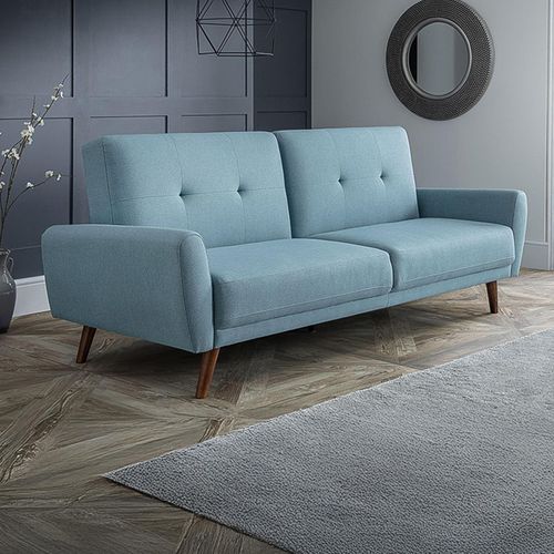 Monza Blue Fabric Sofabed