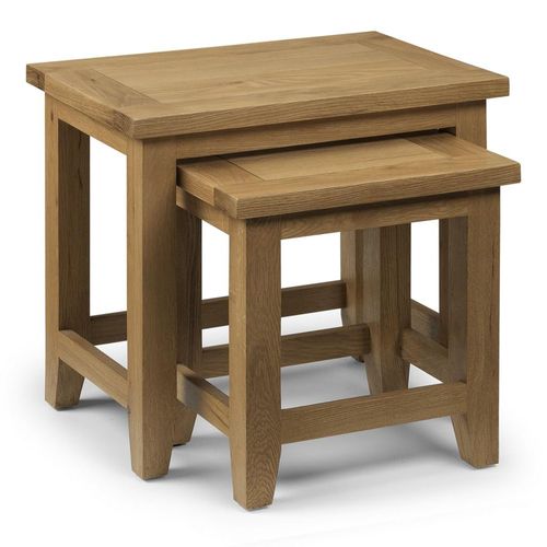 Astoria Oak Nest of 2 Tables