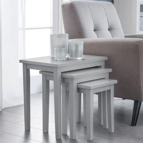 Cleo Grey Nest of 3 Tables