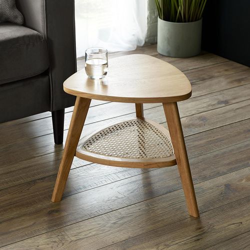 Vera Oak Triangular Side Table