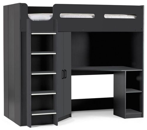 Hercules Black High Sleeper Bed