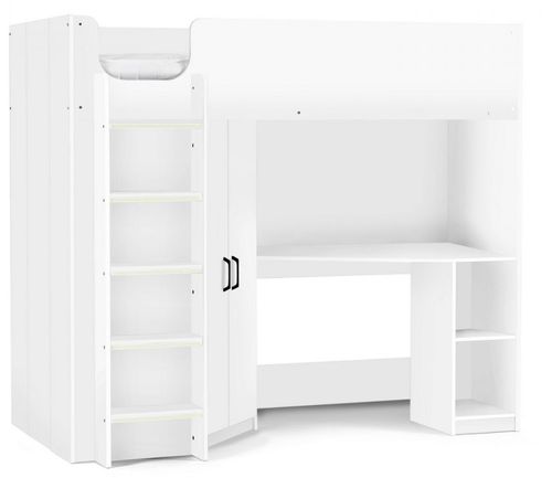 Hercules White High Sleeper Bed