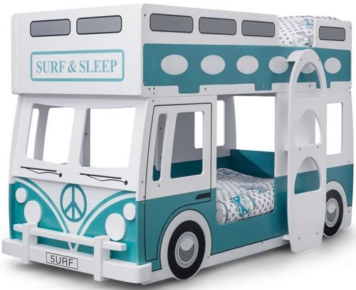 Campervan Vintage Green Novelty Bunk Bed
